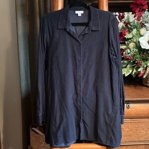J. Jill Corduroy Shirt in Deep Blue LT